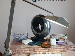 Lampa birou industriala vintage Waldmann